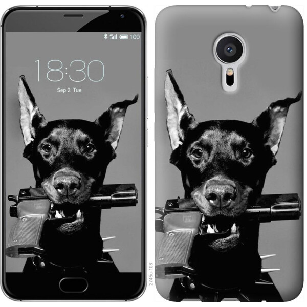 

Чехол на Meizu Pro 5 Доберман (04798)