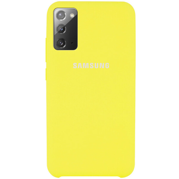 

Чехол Silicone Cover (AAA) для Samsung Galaxy Note 20 Желтый / Bright Yellow (is_00000038160_18)