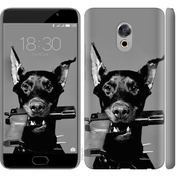 

Чехол на Meizu Pro 6 Plus Доберман (04798)