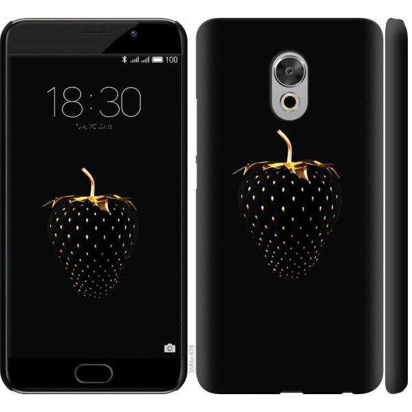 

Чехол на Meizu Pro 6 Plus Черная клубника (04798)