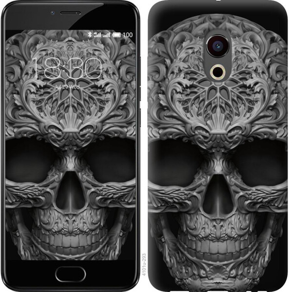 

Чехол на Meizu Pro 6 skull-ornament (04798)