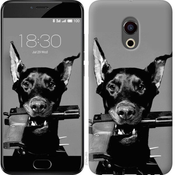 

Чехол на Meizu Pro 6 Доберман (04798)