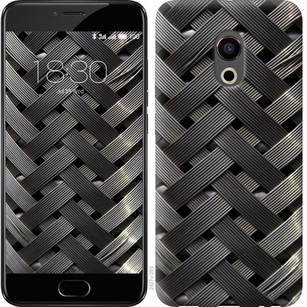 

Чехол на Meizu Pro 6 Металлические фоны (04798)