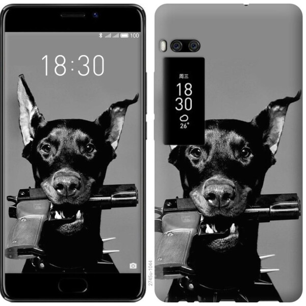 

Чехол на Meizu Pro 7 Доберман (04798)