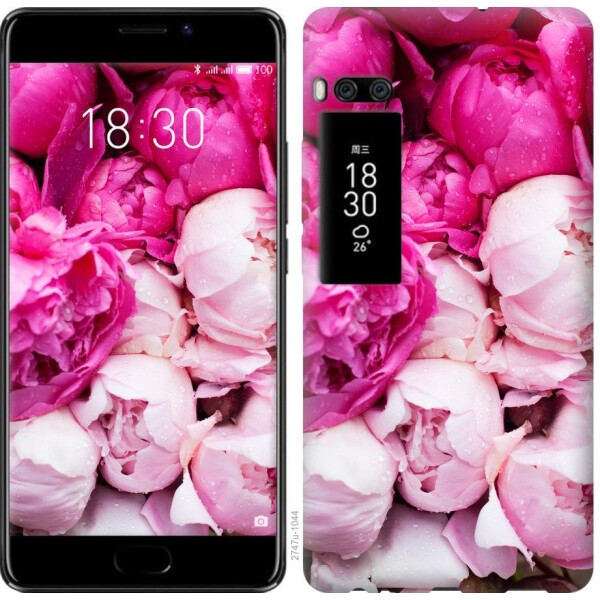 

Чехол на Meizu Pro 7 Розовые пионы (04798)