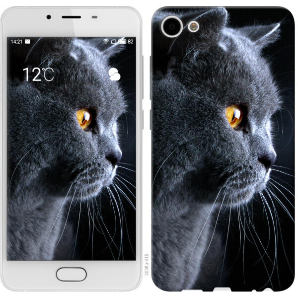 

Чехол на Meizu U10 Красивый кот (04798)