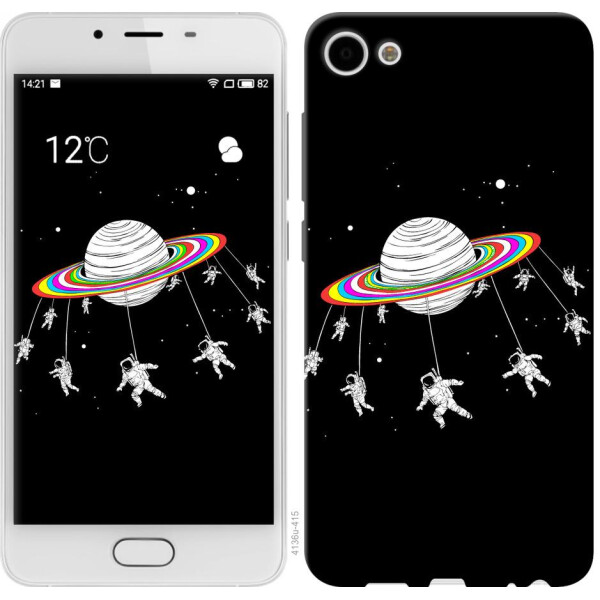 

Чехол на Meizu U10 Лунная карусель (04798)