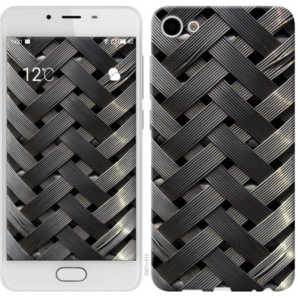 

Чехол на Meizu U10 Металлические фоны (04798)