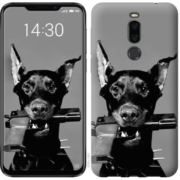 

Чехол на Meizu X8 Доберман (04798)