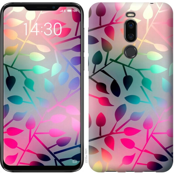

Чехол на Meizu X8 Листья (04798)