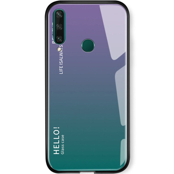 

TPU+Glass чехол Gradient HELLO для Huawei Y6p Сиреневый (is_00000038002_6)