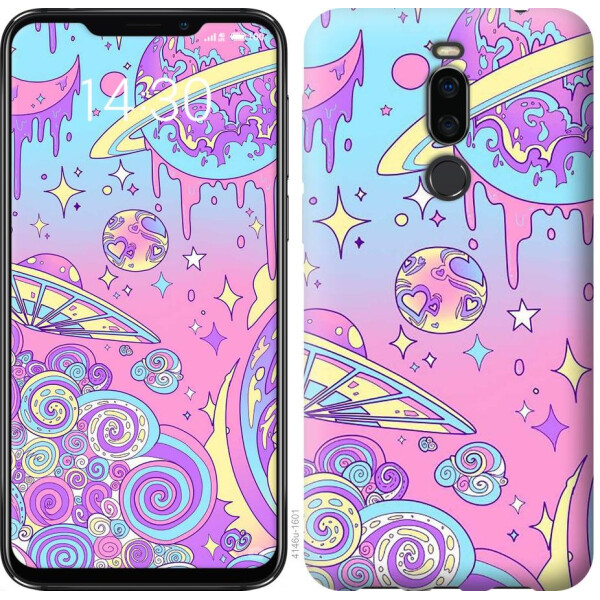 

Чехол на Meizu X8 Розовая галактика (04798)