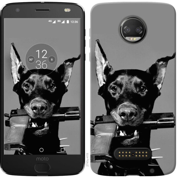 

Чехол на Motorola Moto G5 PLUS Доберман (04798)
