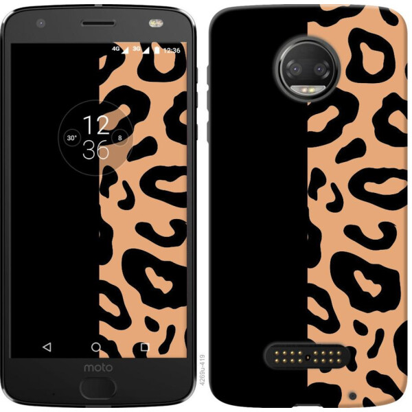

Чехол на Motorola Moto G5 PLUS Пятна леопарда (04798)