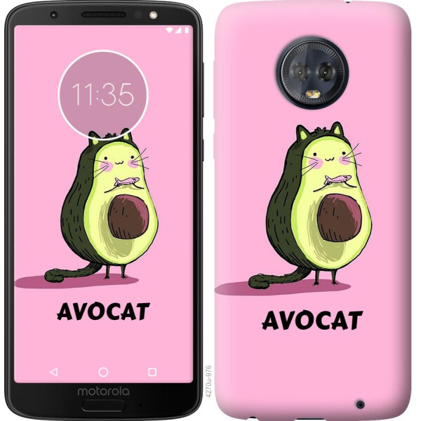 

Чехол на Motorola Moto G6 Plus Avocat (04798)