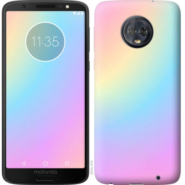 

Чехол на Motorola Moto G6 Plus Радуга 2 (04798)