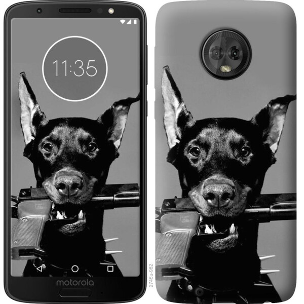 

Чехол на Motorola Moto G6 Доберман (04798)