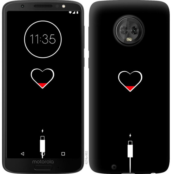 

Чехол на Motorola Moto G6 Подзарядка (04798)
