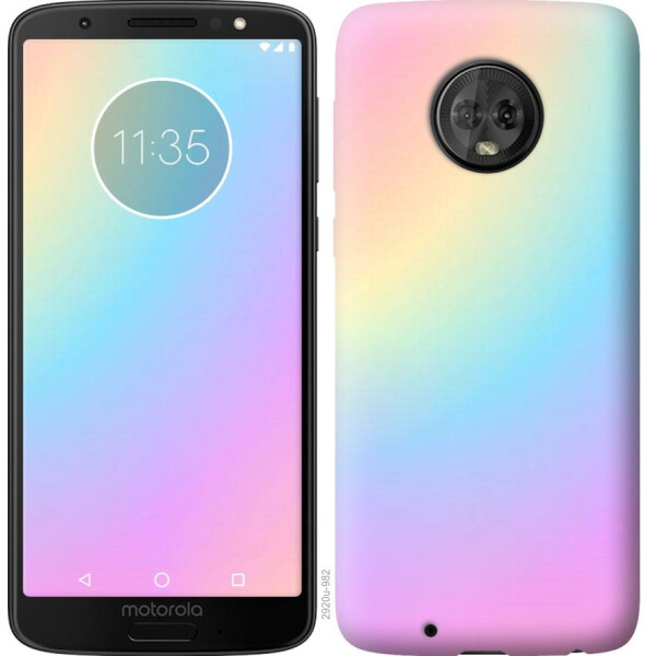 Чехол на Motorola Moto G6 Радуга 2 (04798)