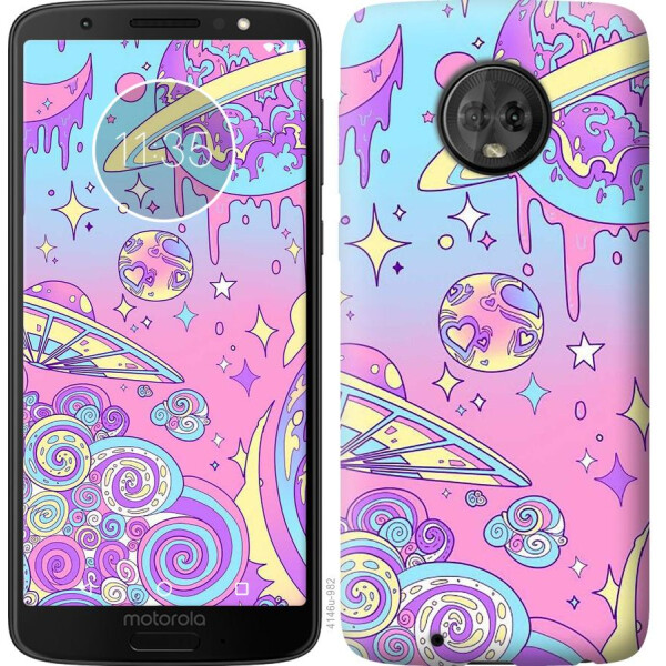 

Чехол на Motorola Moto G6 Розовая галактика (04798)