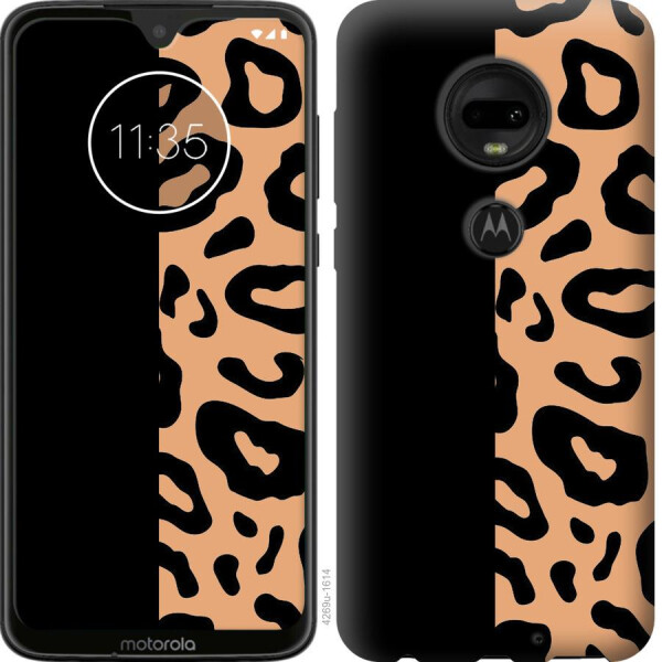 

Чехол на Motorola Moto G7 Пятна леопарда (04798)