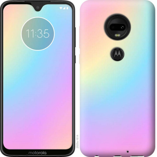 

Чехол на Motorola Moto G7 Радуга 2 (04798)
