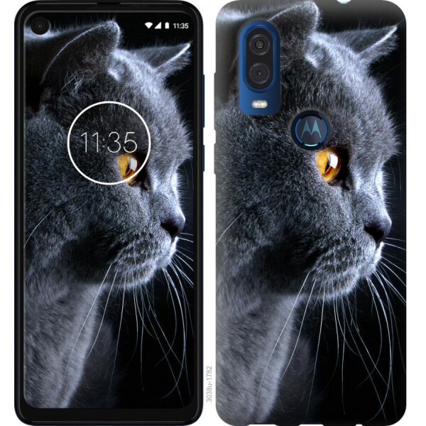 

Чехол на Motorola One Vision Красивый кот (04798)
