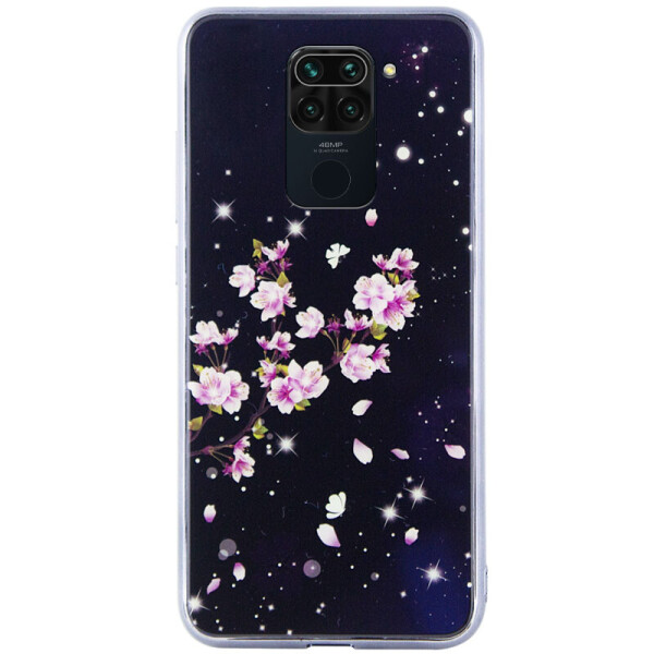 

TPU+Glass чехол Fantasy с глянцевыми торцами для Xiaomi Redmi Note 9 / Redmi 10X Цветение (is_00000037860_5)