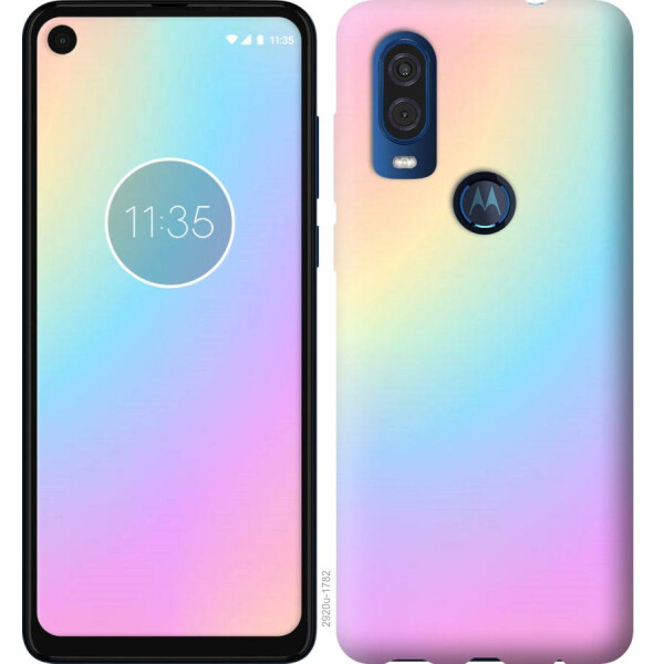 

Чехол на Motorola One Vision Радуга 2 (04798)