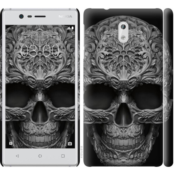 

Чехол на Nokia 3 skull-ornament (04798)