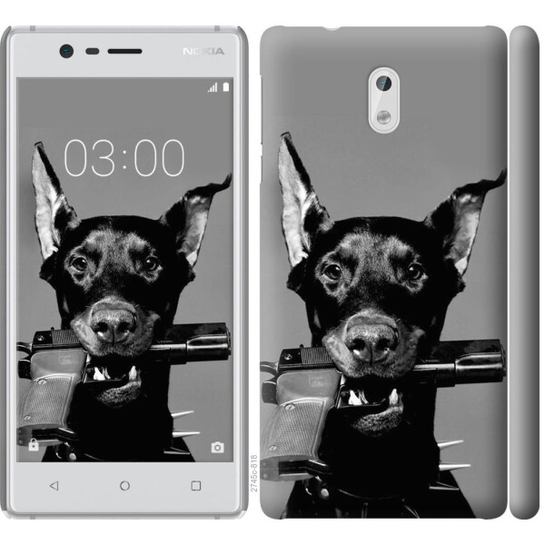 

Чехол на Nokia 3 Доберман (04798)