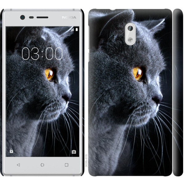 

Чехол на Nokia 3 Красивый кот (04798)