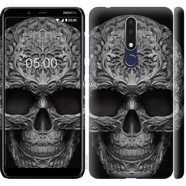 

Чехол на Nokia 3.1 Plus skull-ornament (04798)