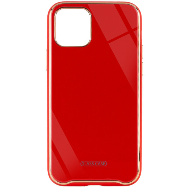 

TPU+Glass чехол Venezia для Apple iPhone 11 Pro Max (6.5") Красный / Red (is_00000037714_5)