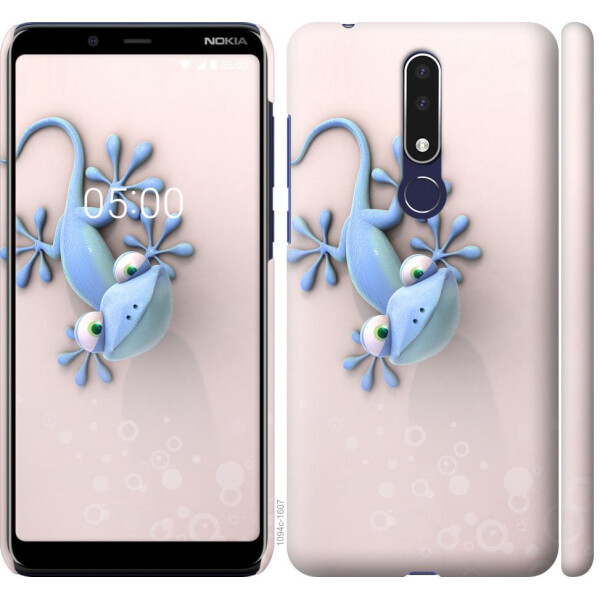 

Чехол на Nokia 3.1 Plus Геккончик (04798)