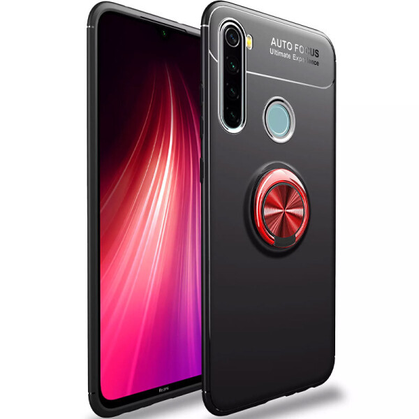 

TPU чехол Deen ColorRing под магнитный держатель (opp) для Xiaomi Redmi Note 8 Черный / Красный (is_00000037671_4)