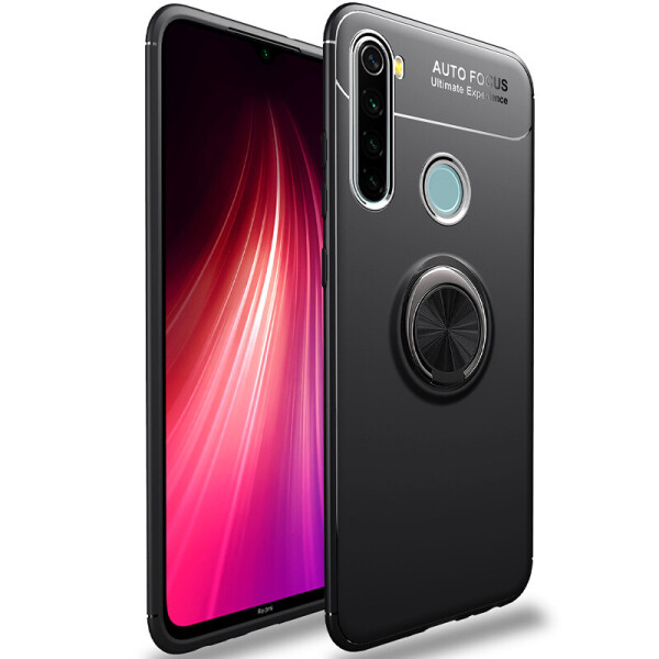 

TPU чехол Deen ColorRing под магнитный держатель (opp) для Xiaomi Redmi Note 8 Черный / Черный (is_00000037671_6)