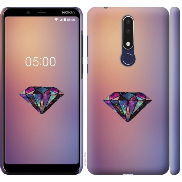 

Чехол на Nokia 3.1 Plus Диамант (04798)