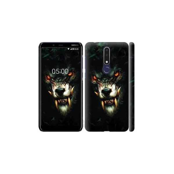 

Чехол на Nokia 3.1 Plus Дьявольский волк (04798)