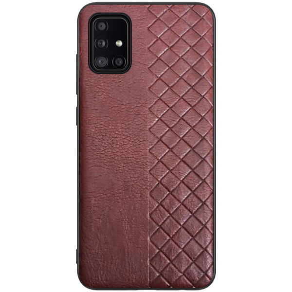 

Кожаная накладка WeaveSide (PU) для Samsung Galaxy A51 Темно-коричневый (is_00000037584_4)