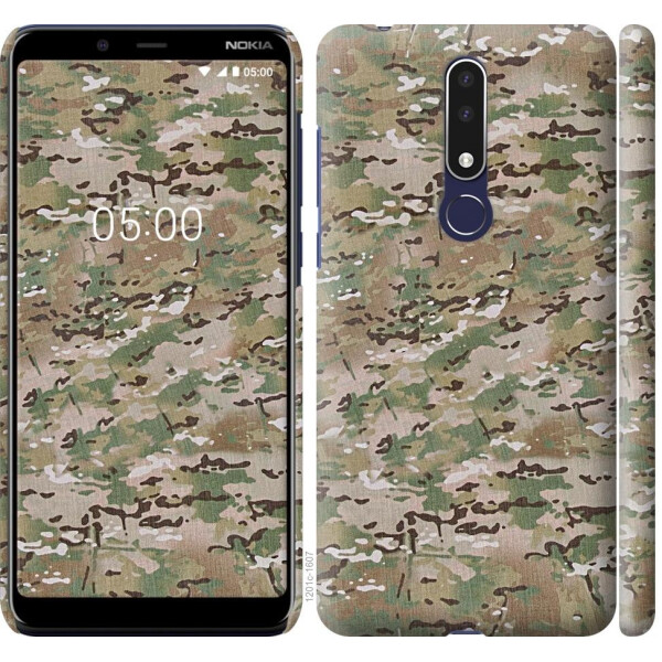 

Чехол на Nokia 3.1 Plus Камуфляж v5 (04798)