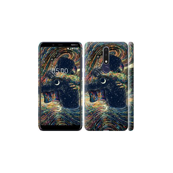

Чехол на Nokia 3.1 Plus Космическая любовь (04798)