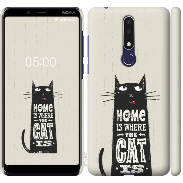 

Чехол на Nokia 3.1 Plus Кот (04798)