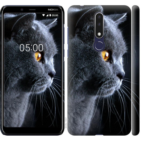 

Чехол на Nokia 3.1 Plus Красивый кот (04798)
