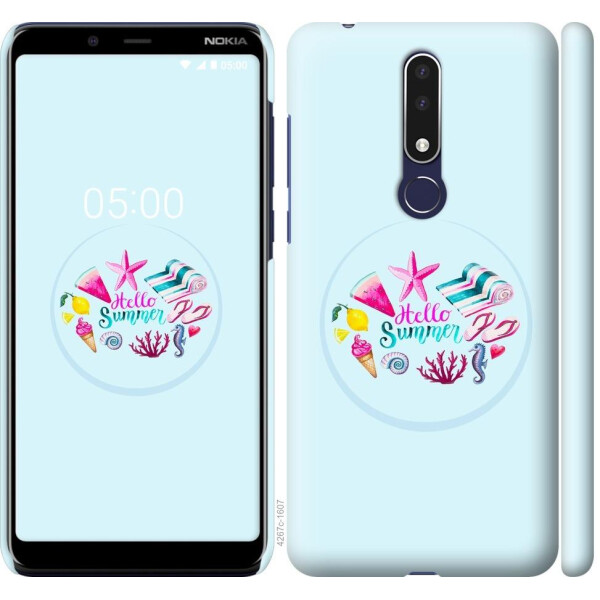 

Чехол на Nokia 3.1 Plus Лето (04798)