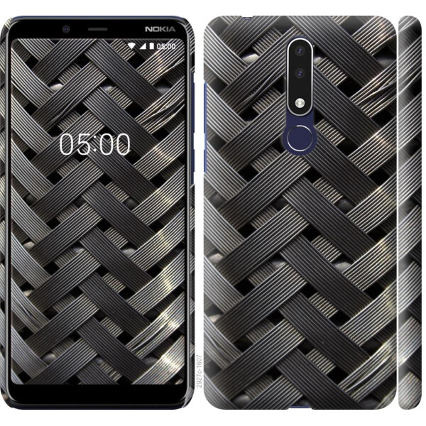 

Чехол на Nokia 3.1 Plus Металлические фоны (04798)