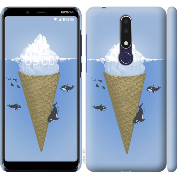 

Чехол на Nokia 3.1 Plus Мороженое Айсберг (04798)