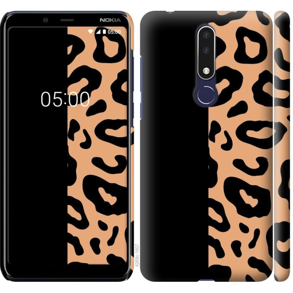 

Чехол на Nokia 3.1 Plus Пятна леопарда (04798)