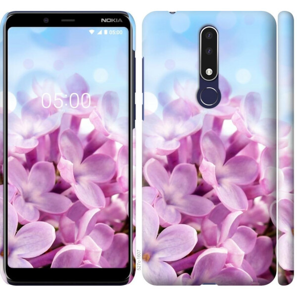 

Чехол на Nokia 3.1 Plus Сирень (04798)