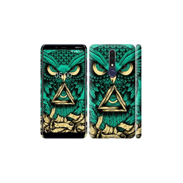 

Чехол на Nokia 3.1 Plus Сова Арт-тату (04798)